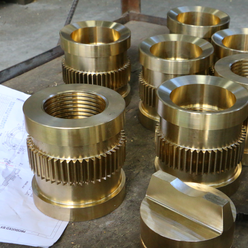 Which is better for pinion gears, tin bronze or aluminum bronze?